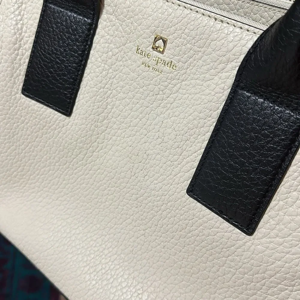 Kate Spade Black and Cream Women's Bag